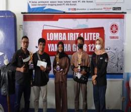 Pemenang Lomba Irit Satu Liter Yamaha Gear 125 di Rokan Hulu (foto/ist)